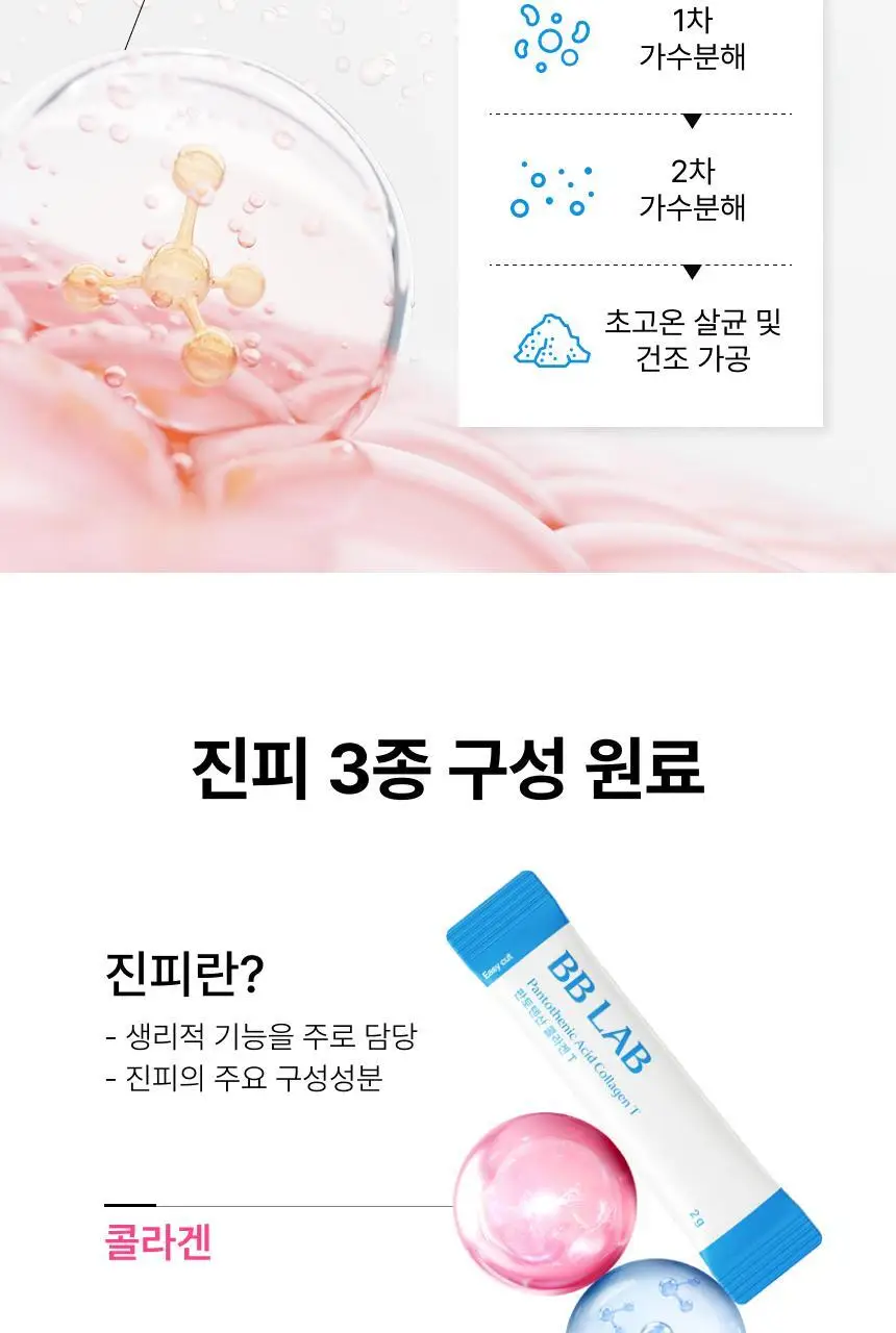 [차주영 PICK]비비랩 판토텐산 콜라겐 T 30포 (1개월분) 상세페이지 11
